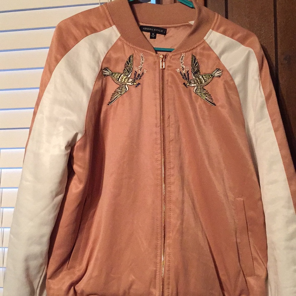 Kendal and Kylie Rose Gold Jacket. Brand new!!